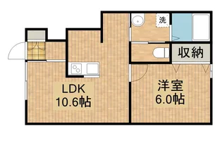 AFC RESIDENCE 上石田【1階】の間取り