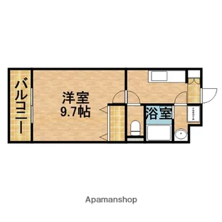 エスポアールⅢ【203号室】の間取り