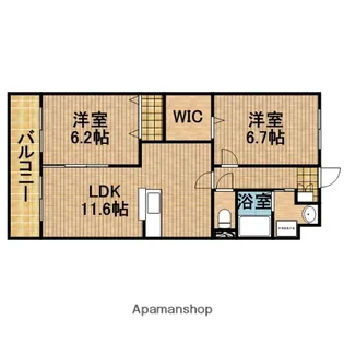 GRACE高千穂【1階】の間取り