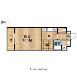 クレッセント【3階】の間取り