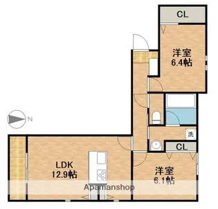 LACINE【2階】の間取り