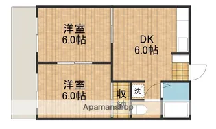 フォーブル平野(北棟)【1階】の間取り