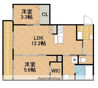 リライフ神立【305号室】の間取り