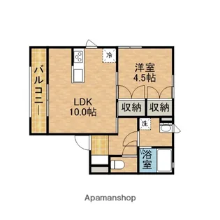 LUNE SOLEIL【1階】の間取り