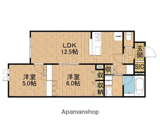 レジデンスリノア【1階】の間取り