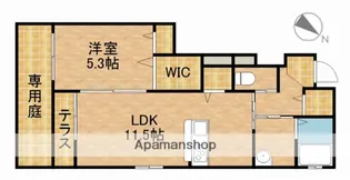 カーサESⅡ【1階】の間取り