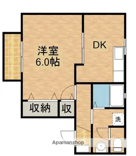 ライラックB【2階】の間取り