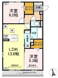 シリウス【2階】の間取り