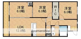仮)東三方町・黒栁マンション【305号室】の間取り