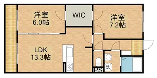 スウィートベル【3階】の間取り