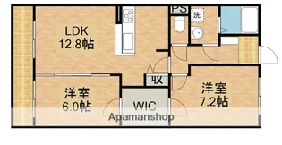 スウィートベル【3階】の間取り