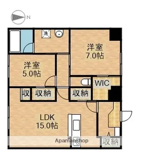 THE TOWL【2階】の間取り