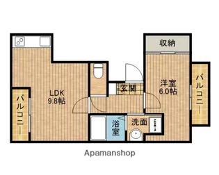 サントノーレ【4階】の間取り