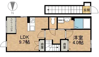 プラムガーデン【2階】の間取り