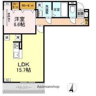 D−HILLS子安Ⅲ【1階】の間取り