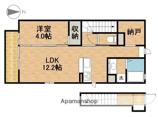 仮)D−ROOM北島町【2階】の間取り