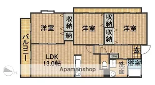 リヴェールJ・34【4階】の間取り