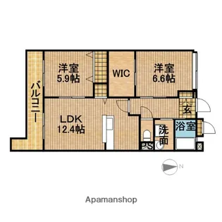 リューレント・RⅡ【2階】の間取り