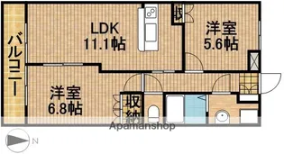 プレミエ【2階】の間取り