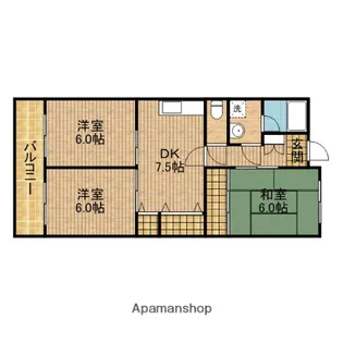 LIMPIA EAST【2階】の間取り