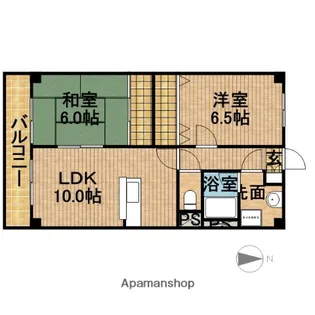 アネシスKOSAI【302号室】の間取り