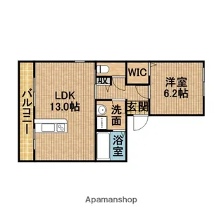 リヴェール【1階】の間取り