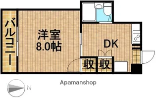 マンションKM−2【402号室】の間取り