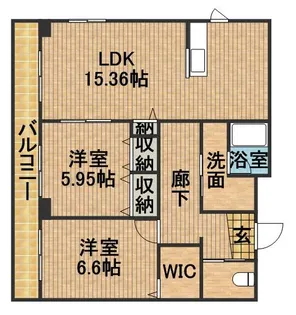 レガーロ掛川【4階】の間取り