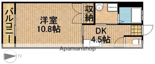 フォレスト半田【1A号室】の間取り