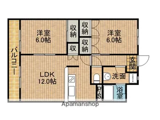 ENTRAIN【4階】の間取り