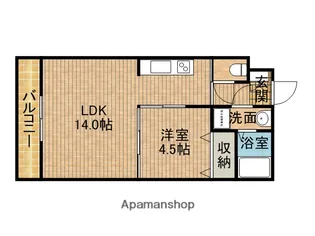 ボンド【106号室】の間取り