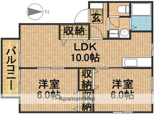 プライム21【1階】の間取り