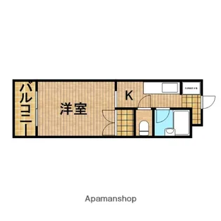プチベール【1階】の間取り