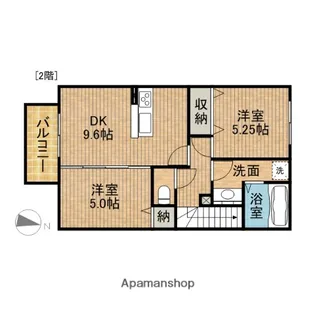 ル グランブリュー【2階】の間取り