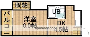 竹内マンション【1階】の間取り