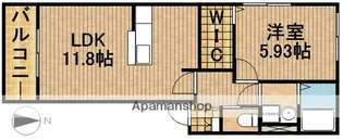 アベニュー上島【2階】の間取り