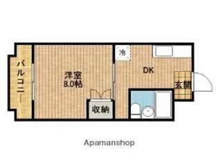 グランドゥール【3階】の間取り