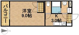 アイレット【2階】の間取り