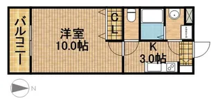 ファインステージ港町【3階】の間取り