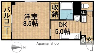 アベニュー山下【201号室】の間取り