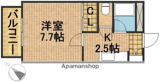 ビバリーハウス和瓦の里かもえ【2階】の間取り