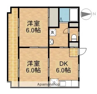 メゾンエクセルⅡ【1階】の間取り