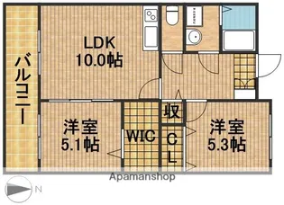 FGM2ND【1階】の間取り