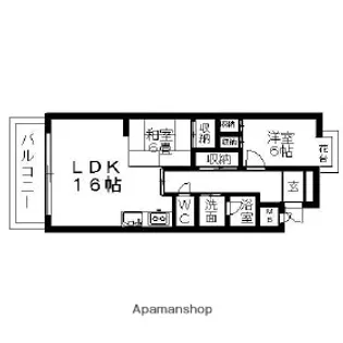 シティプラザ浜松【2階】の間取り
