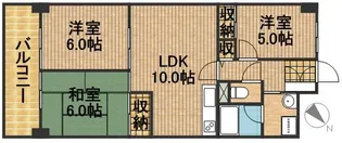 シティプラザ浜松【1階】の間取り