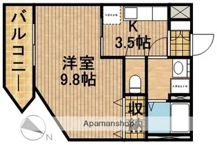 ティアラ植松【1階】の間取り