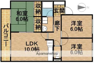 ジャルダンM【202号室】の間取り