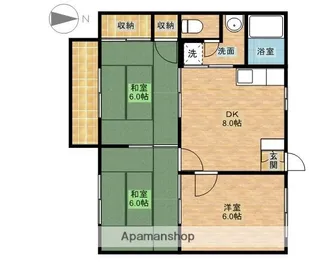 メゾンⅡ【1階】の間取り