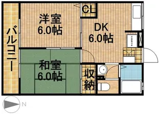 フォーラル【1階】の間取り