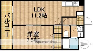 エバーフィールドⅡ【3階】の間取り